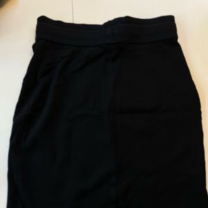 BCBG black midi skirt